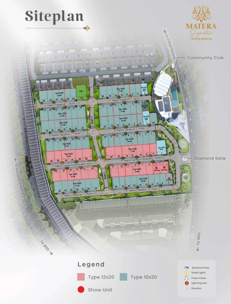 matera signature siteplan